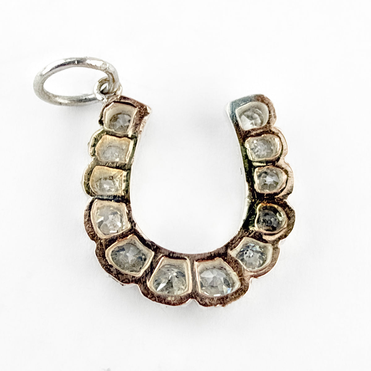 Edwardian Diamond Horseshoe Pendant