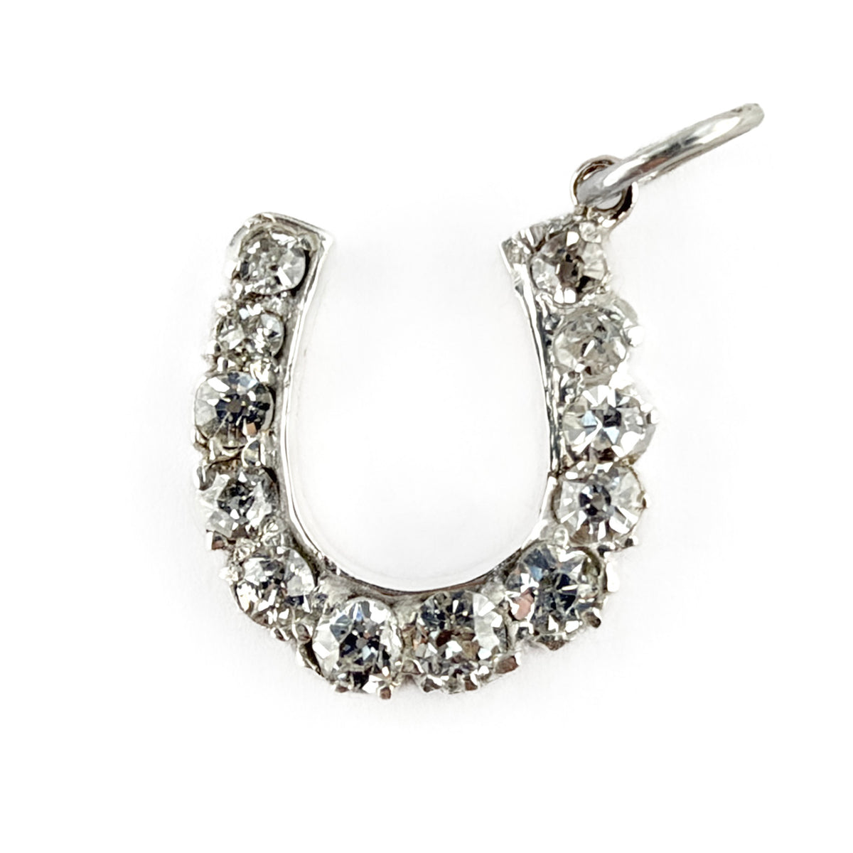 Edwardian Diamond Horseshoe Pendant