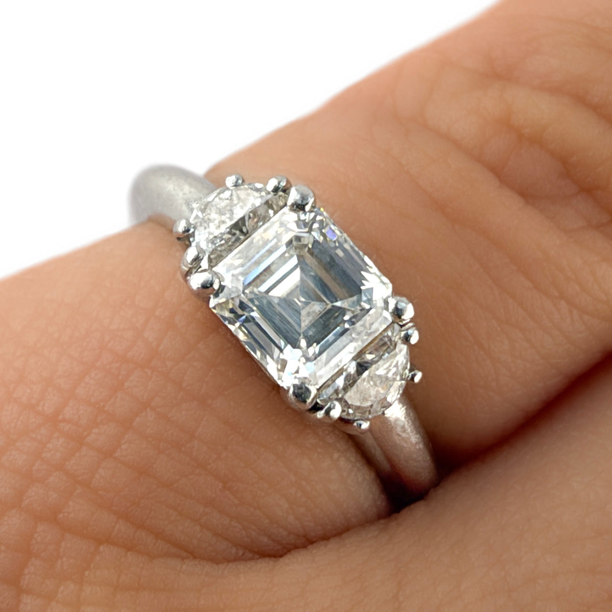 Millennium 1.34ct Three-Stone Diamond Ring by HIRSH