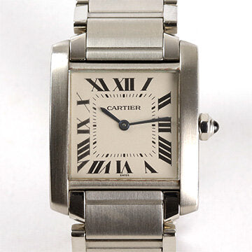 Cartier Tank Francaise Midsize Stainless Steel Wrist Watch