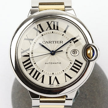 Cartier Ballon Bleu 42mm Steel and Gold Automatic With Papers