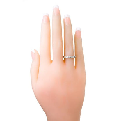 Antique Art Deco Old Mine Cut Diamond Eternity Ring