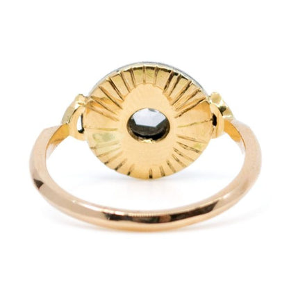 Antique Victorian 0.55ct Rose Cut Diamond Ring