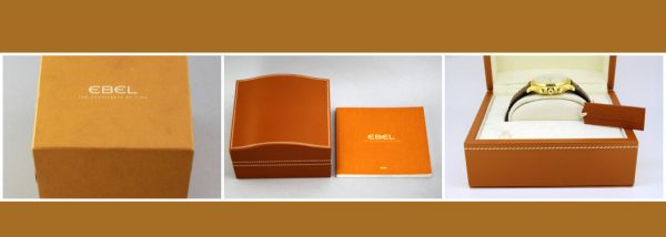 Vintage Ebel 1911 Men's Chronograph Watch in 18ct Gold, circa 1990s