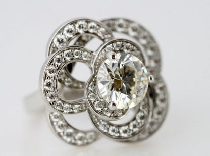 Chanel Fil de Camélia Diamond Ring in 18ct White Gold