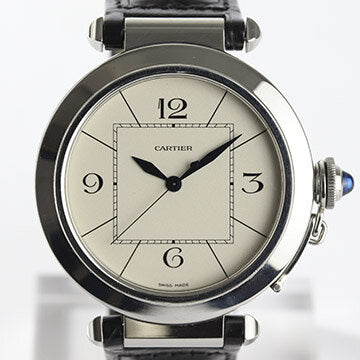 Cartier Pasha 42mm Automatic Stainless Steel with Deployant Clasp