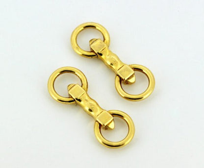 Vintage Cartier 18ct Yellow Gold Cufflinks, Circa 1990s