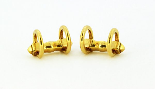 Vintage Cartier 18ct Yellow Gold Cufflinks, Circa 1990s