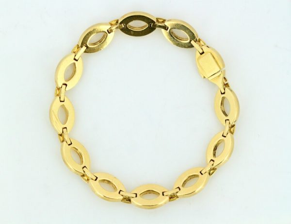 Vintage Cartier Diamond Set 18ct Yellow Gold Bracelet