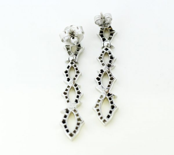 Stephen Webster Black and White Diamond Earrings, 18ct White Gold