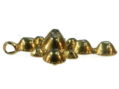 Georgian Rose Cut Diamond Cross Pendant, 18ct Yellow Gold, c.1790