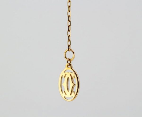 Cartier Diamond Set 18ct Yellow Gold Necklace