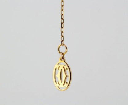 Cartier Diamond Set 18ct Yellow Gold Necklace