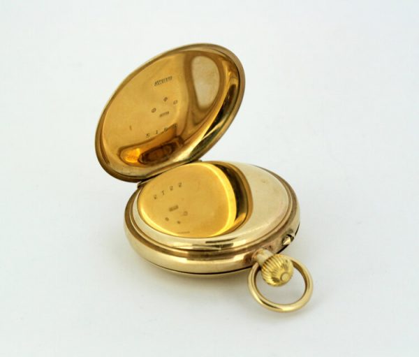 Antique JW Benson Gold Pocket Watch, Circa 1931