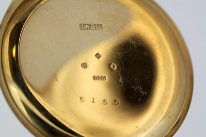 Antique JW Benson Gold Pocket Watch, Circa 1931