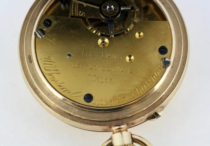 Antique JW Benson Gold Pocket Watch, Circa 1931