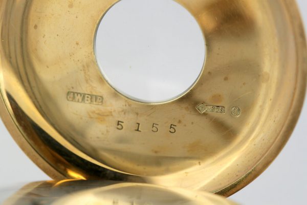 Antique JW Benson Gold Pocket Watch, Circa 1931