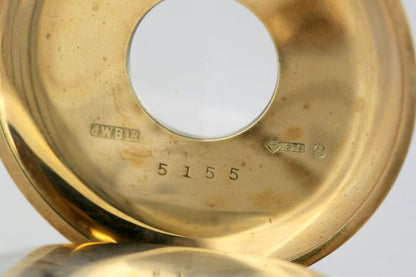 Antique JW Benson Gold Pocket Watch, Circa 1931