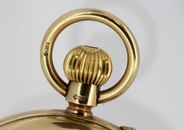 Antique JW Benson Gold Pocket Watch, Circa 1931