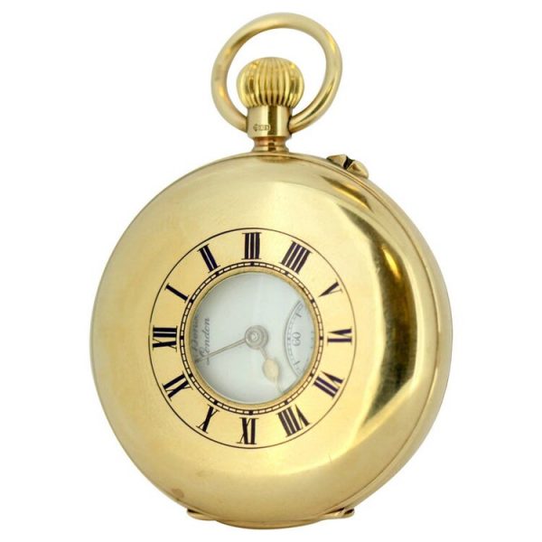 Antique JW Benson Gold Pocket Watch, Circa 1931