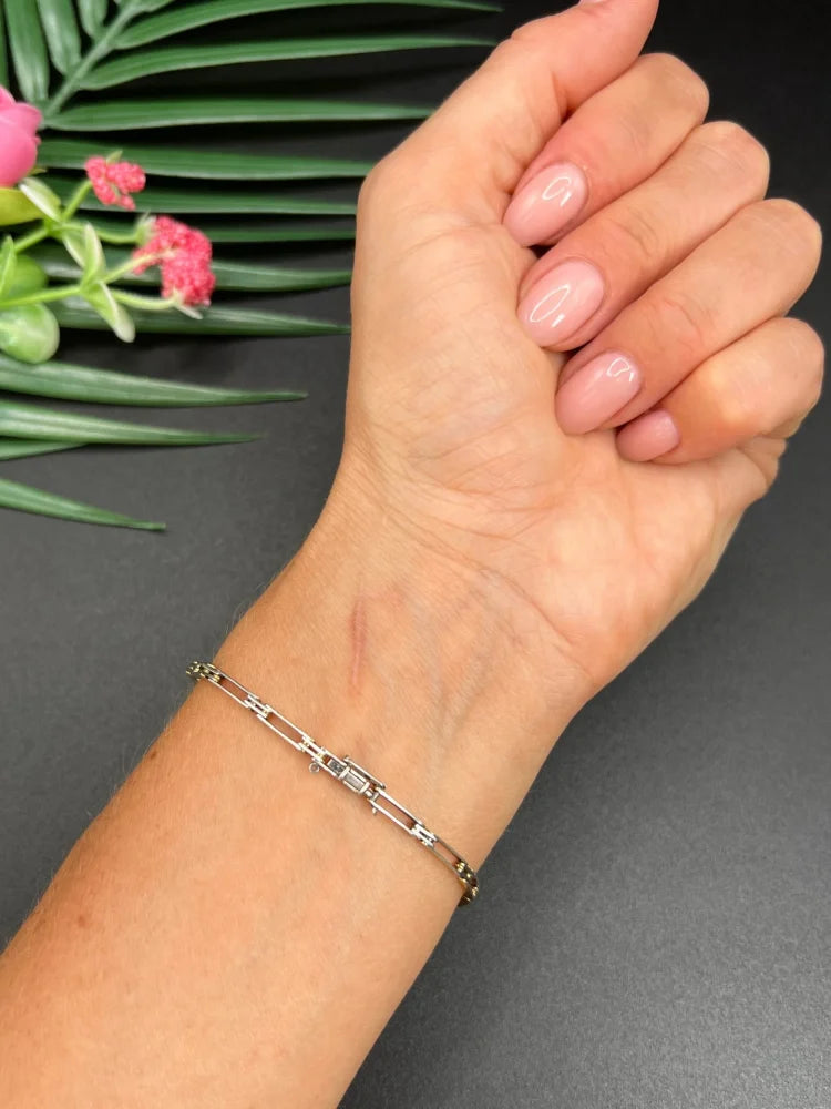 Edwardian Antique Sapphire and Rose Cut Diamond Bracelet