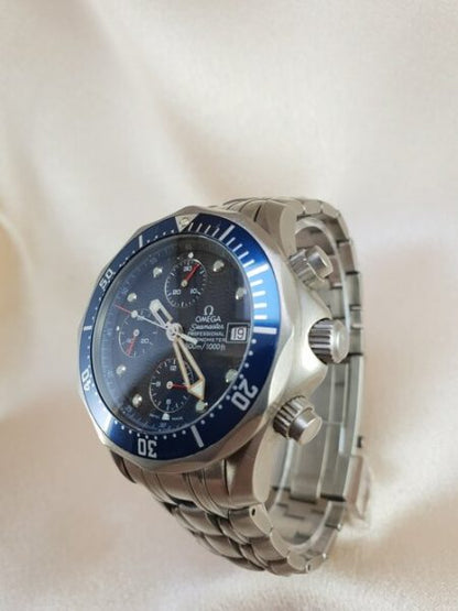 Omega Seamaster Chronograph Automatic 42mm Watch in Titanium