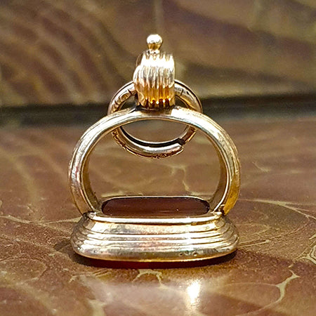 Antique Carved Cornelian Intaglio Fob Seal of Charles James Fox (1749-1806), English Circa 1805-10