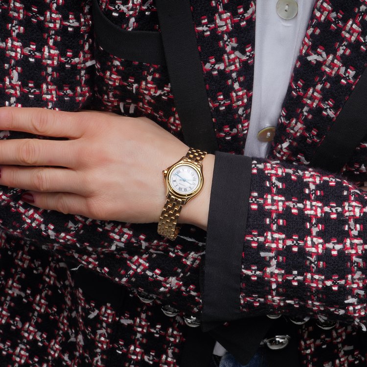 Cartier Cougar 18ct Yellow Gold Ladies Watch