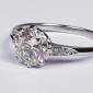 Vintage 1.05ct Solitaire Diamond Engagement Ring in Platinum