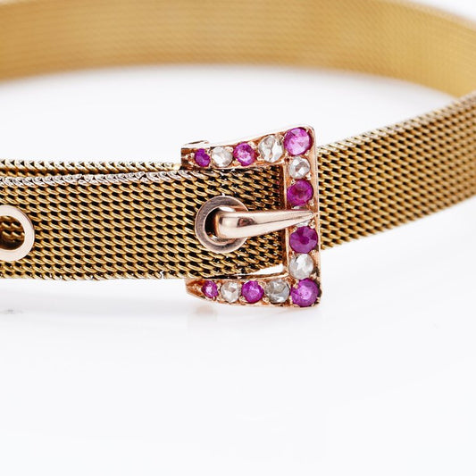 Vintage Gourdel Vales and Co Belt Bracelet