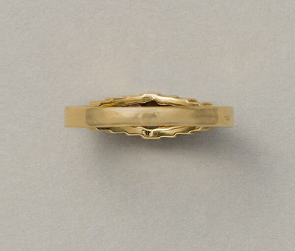 French 1.15ct Baguette Cut Diamond Nine Stone Ring in 18ct Yellow Gold