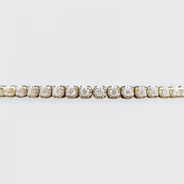 1.00ct Round Brilliant Cut Diamond Tennis Bracelet