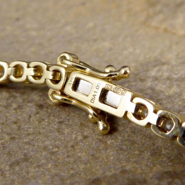 1.00ct Round Brilliant Cut Diamond Tennis Bracelet