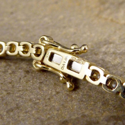1.00ct Round Brilliant Cut Diamond Tennis Bracelet