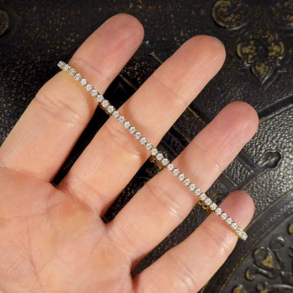1.00ct Round Brilliant Cut Diamond Tennis Bracelet
