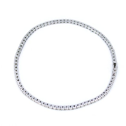 1.01ct Diamond White Gold Line Bracelet