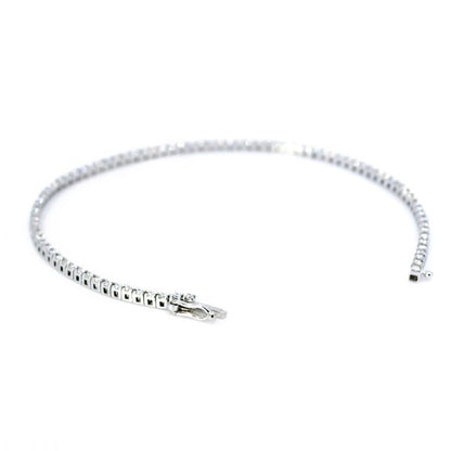 1.01ct Diamond White Gold Line Bracelet