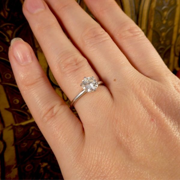 1.04ct Brilliant Cut Diamond Solitaire Ring