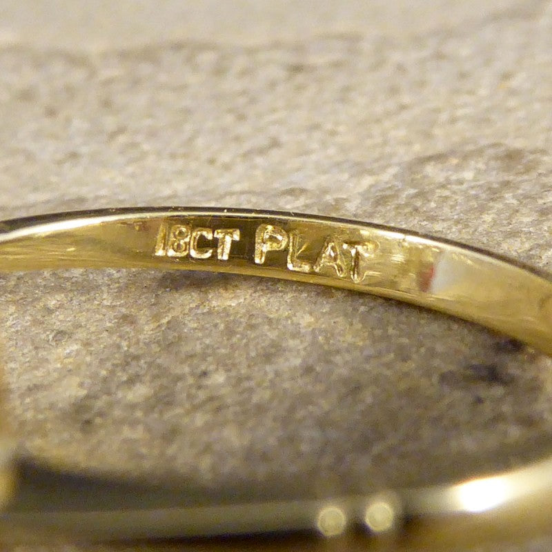 1.15ct Yellow Sapphire and 0.90ct Diamond Cluster Ring