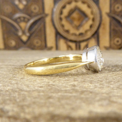 1.25ct Old European Cut Diamond Engagement Ring