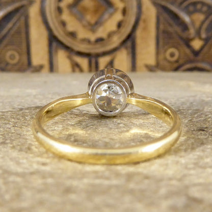 1.25ct Old European Cut Diamond Engagement Ring