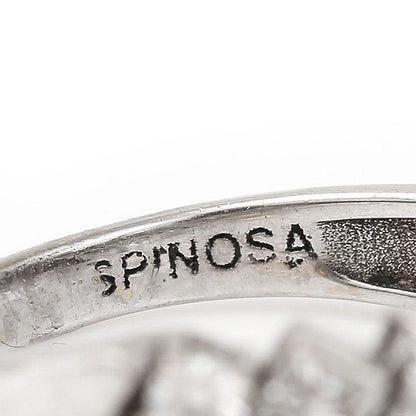 1.25ct Princess and Brilliant Diamond Half Eternity Band Ring in 18ct White Gold