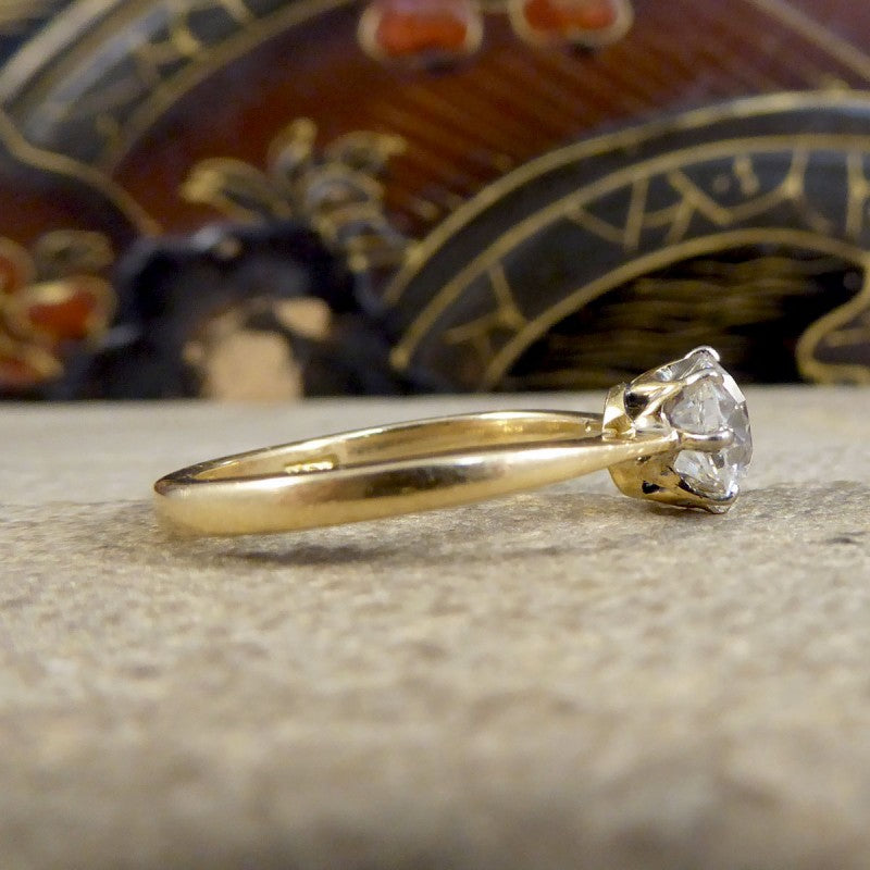 1.26ct Old European Cut Diamond Solitaire Ring