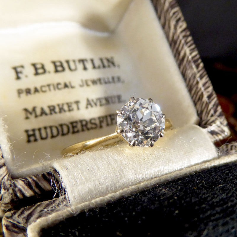 1.26ct Old European Cut Diamond Solitaire Ring