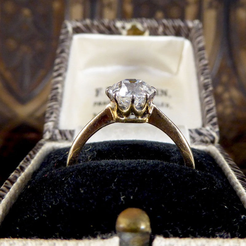 1.26ct Old European Cut Diamond Solitaire Ring