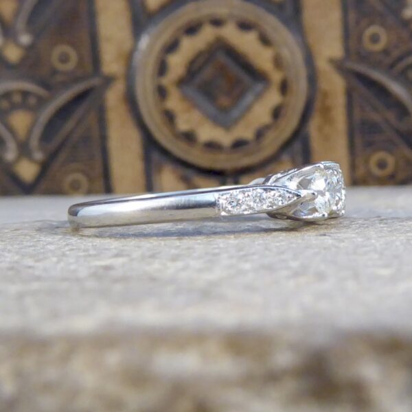 1.30ct Diamond Five Stone Platinum Ring