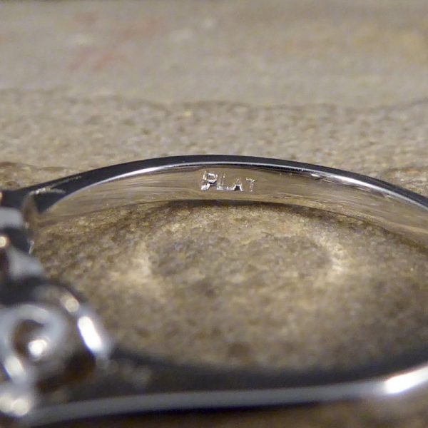 1.70ct Old Cut Diamond Three Stone Ring