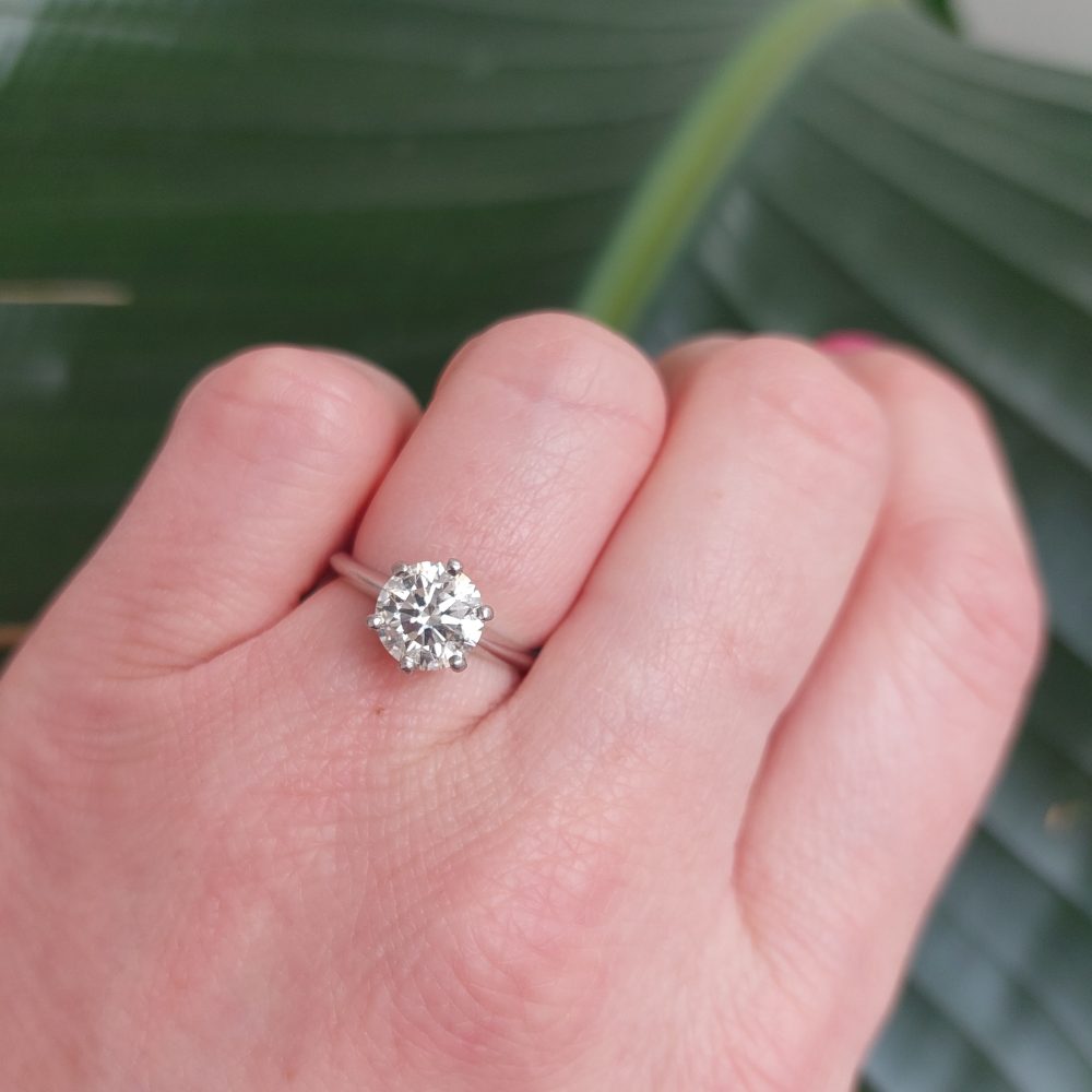 1.80ct Diamond Solitaire Engagement Ring