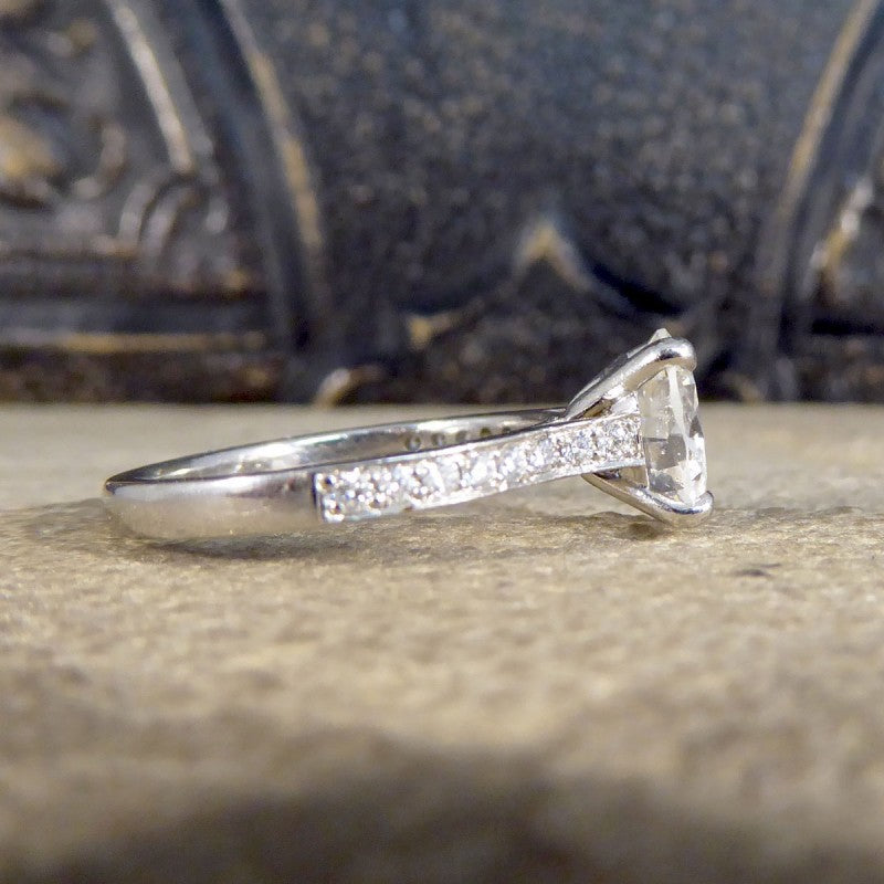 1.91ct Brilliant Cut Diamond Solitaire Engagement Ring