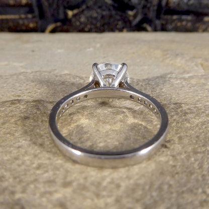 1.91ct Brilliant Cut Diamond Solitaire Engagement Ring